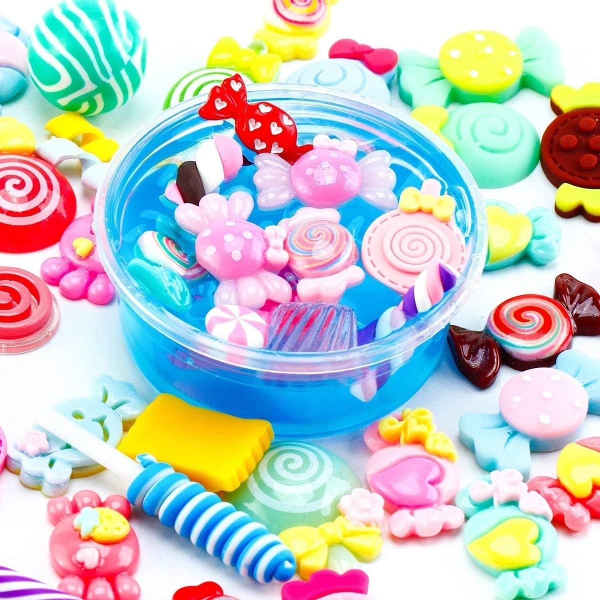30pcs Random Candy Slime Charm - Resin Art Notes recension och pris