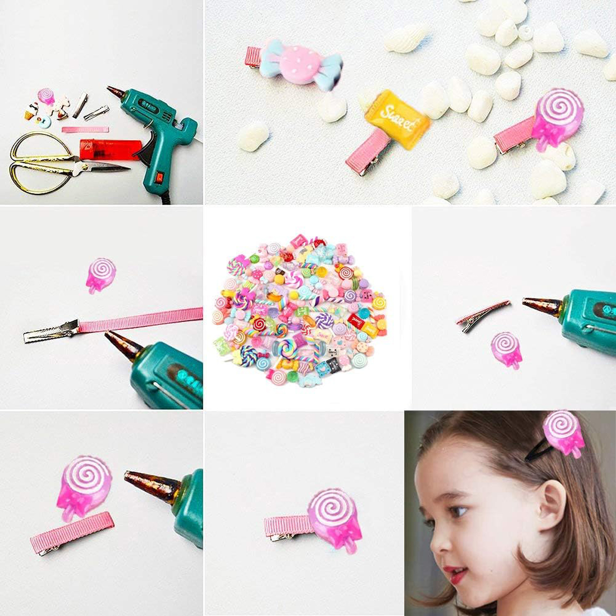 30pcs Random Candy Slime Charm - Resin Art Notes recension och pris