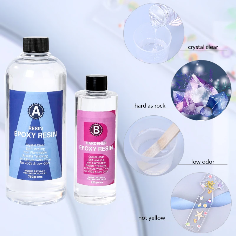 Epoxy Resin Kit Crystal Clear  - Resin Art Use recension och pris