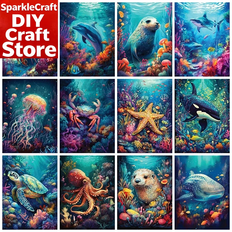 1PC frameless  Full Square Rou - Resin Art Wall recension och pris