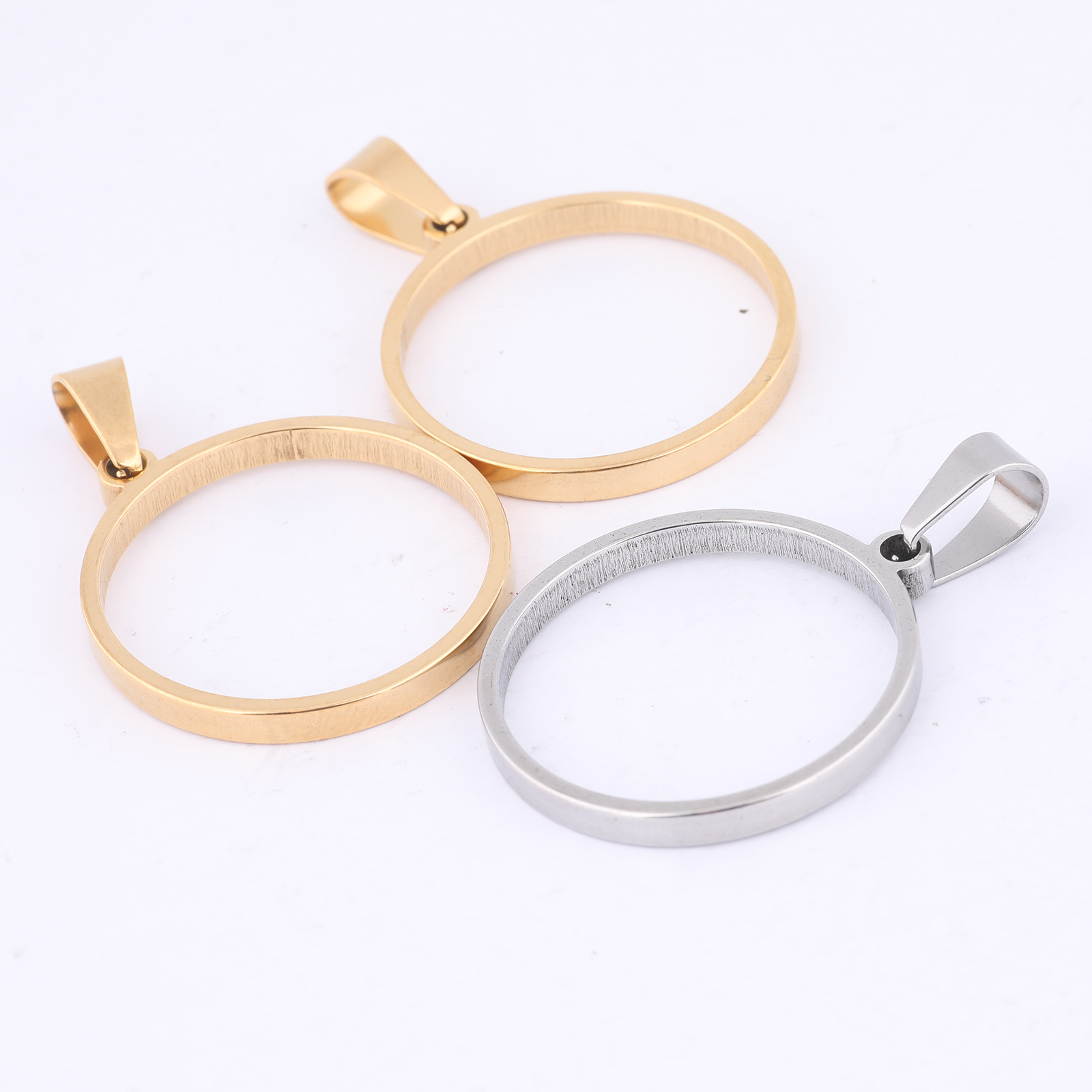 10pcs 25mm Round Open Bezel Ch - Resin Art Notes recension och pris