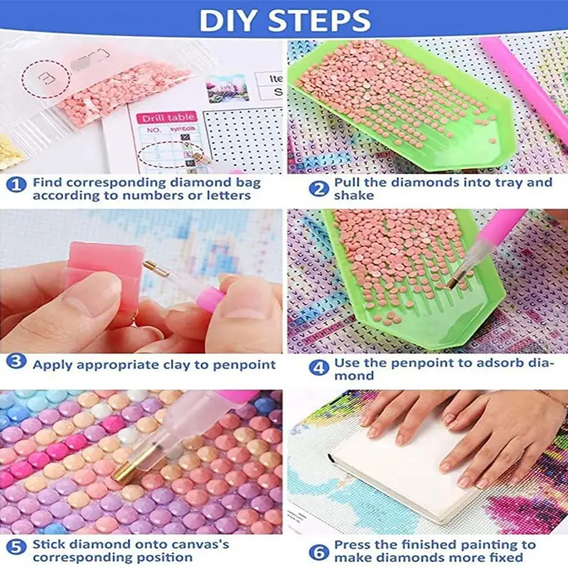 DIY Diamond Painting Colorful  - Resin Art Wall recension och pris