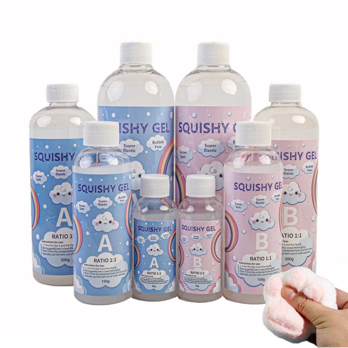 Squishy Gel Soft Liquid Resin  - Resin Art Glue recension och pris