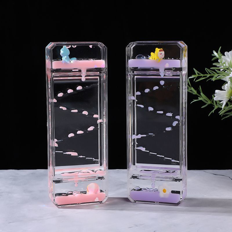 Creative cute slide oil leak d - Resin Art Clock recension och pris