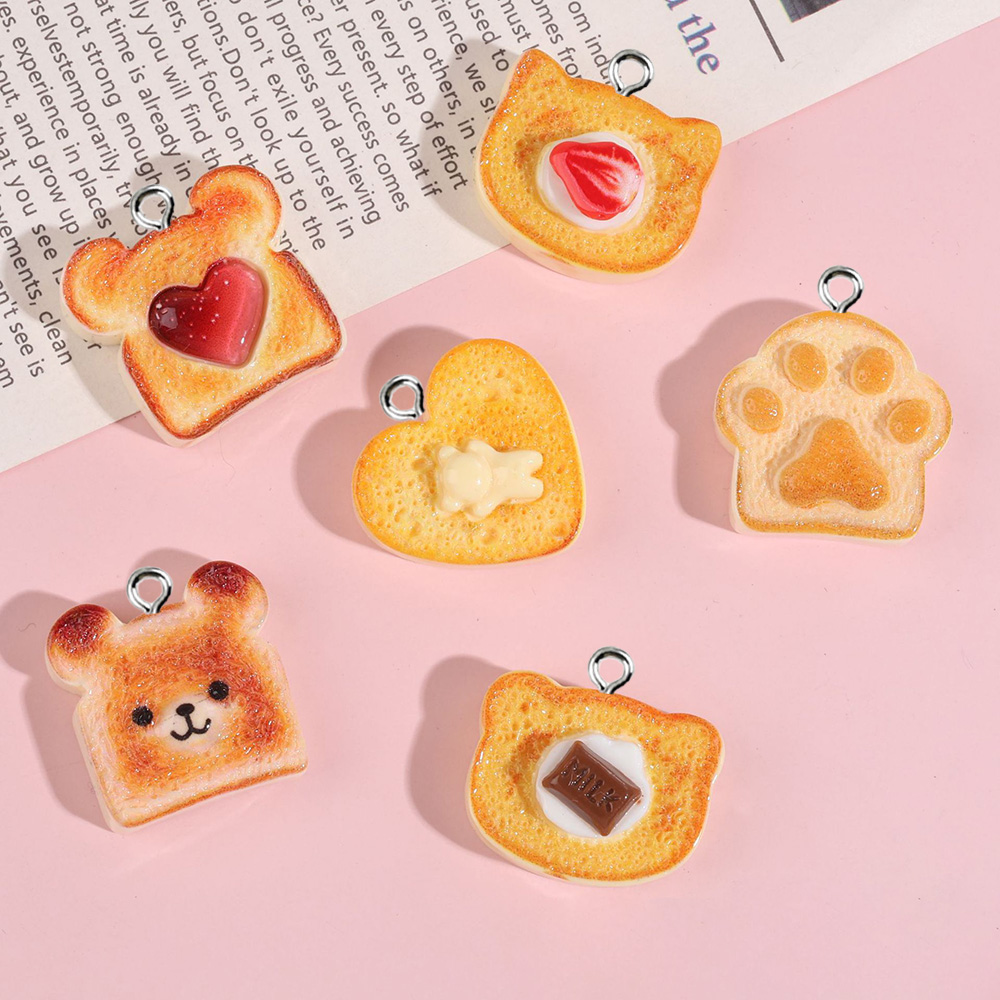 10pcs Heart Bear Cat Animal Sh - Resin Art Notes recension och pris