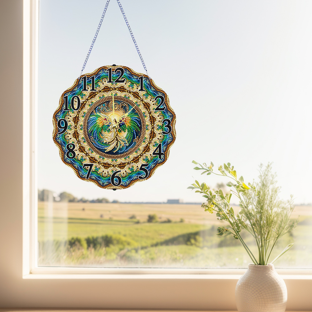 2D Flat DIY Diamond Painting C - Resin Art Clock recension och pris