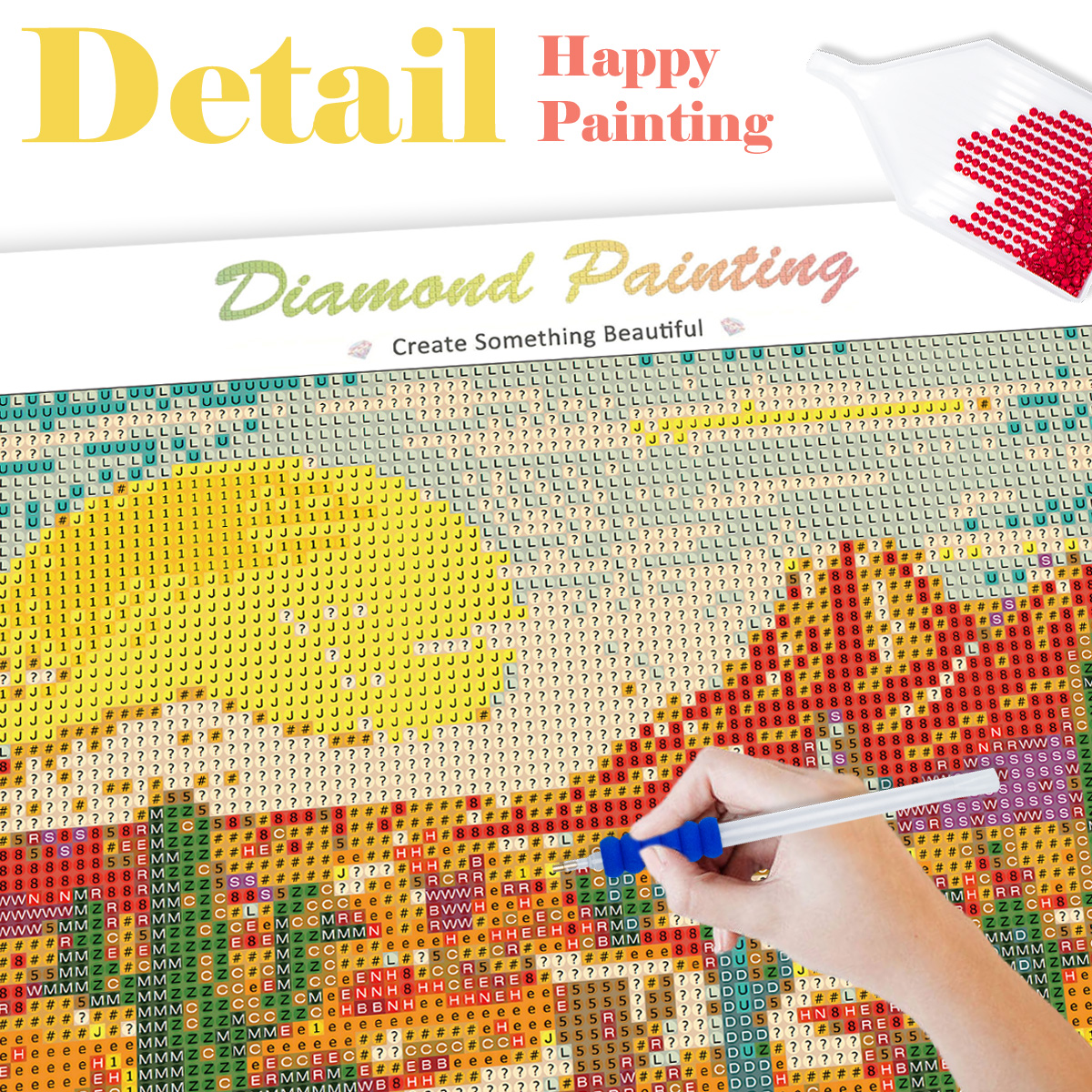 RUOPOTY 5D DIY Diamond Art Pai - Resin Art Wedding Gift recension och pris