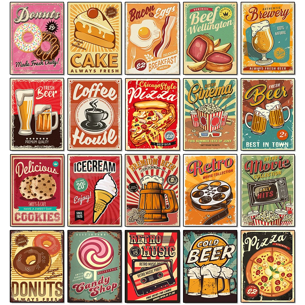 5D Diamond Painting Food Poste - Resin Art Kitchen recension och pris