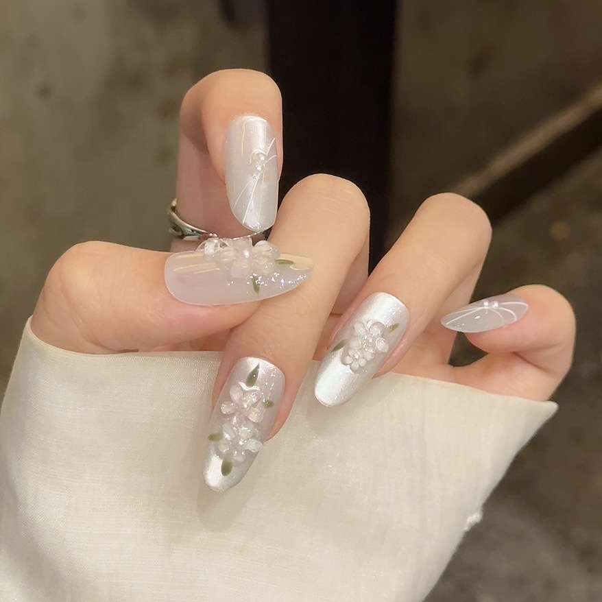10pcs Glitter Sliver Press On  - Resin Art Glitter recension och pris