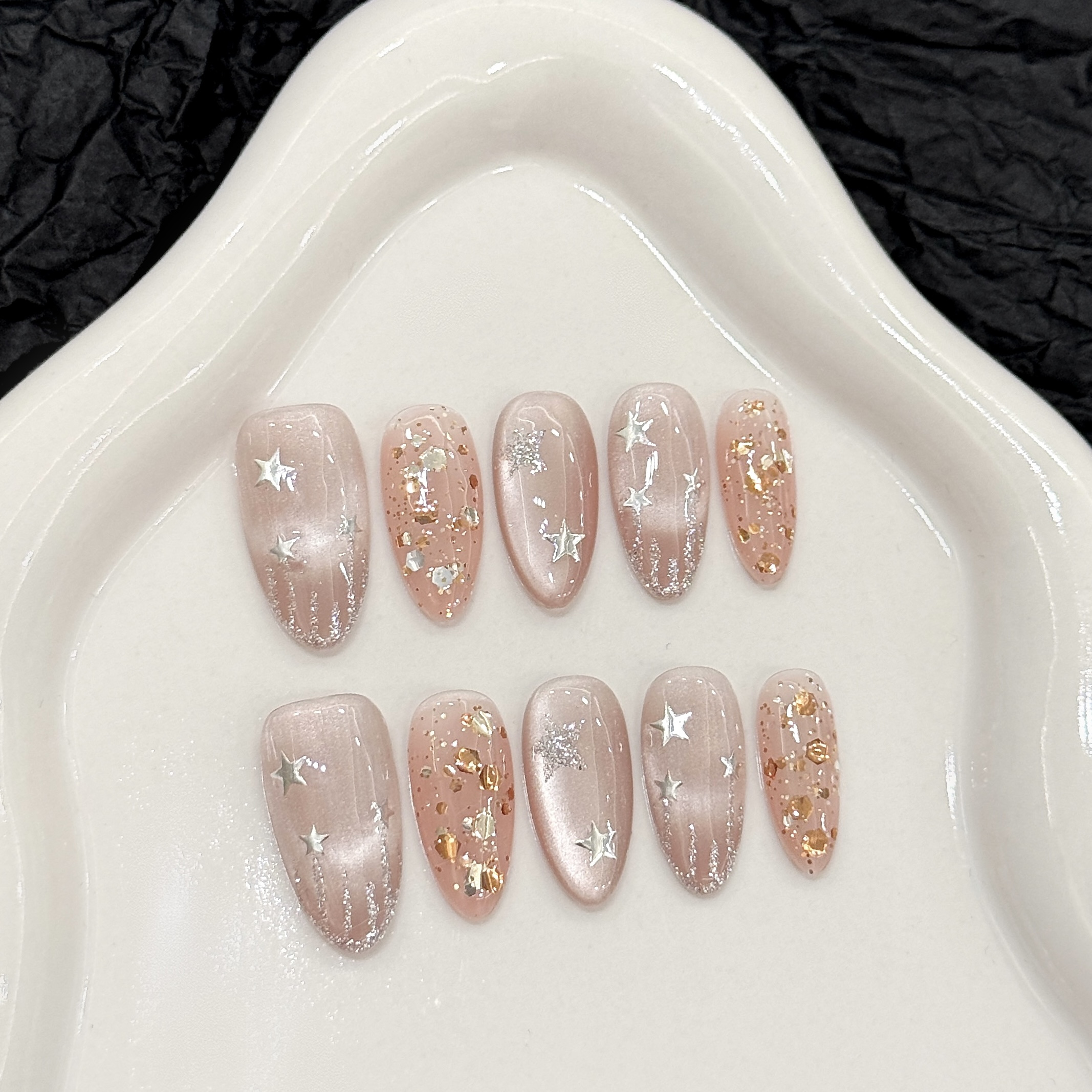 10pcs Pure Hand Pressed Medium - Resin Art Glitter recension och pris