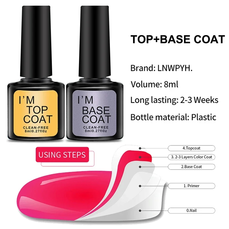 4 Pcs/Set Top Coat And Base Co - Resin Art Use recension och pris