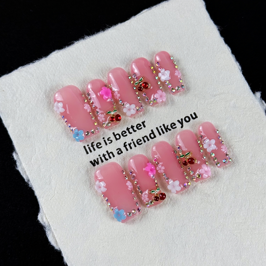 10pcs high-end Sweet girl styl - Resin Art Glitter recension och pris