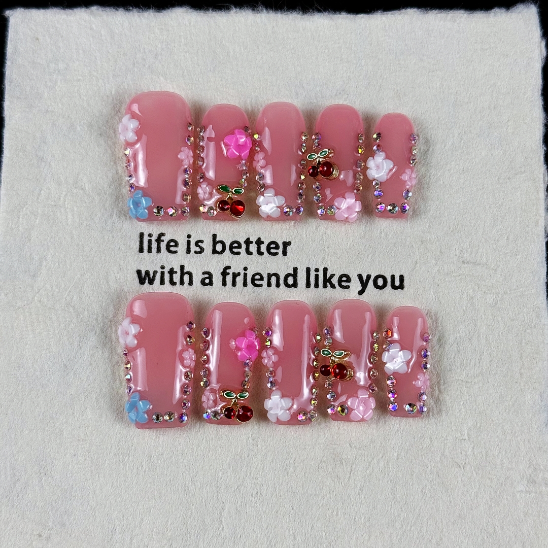 10pcs high-end Sweet girl styl - Resin Art Glitter recension och pris