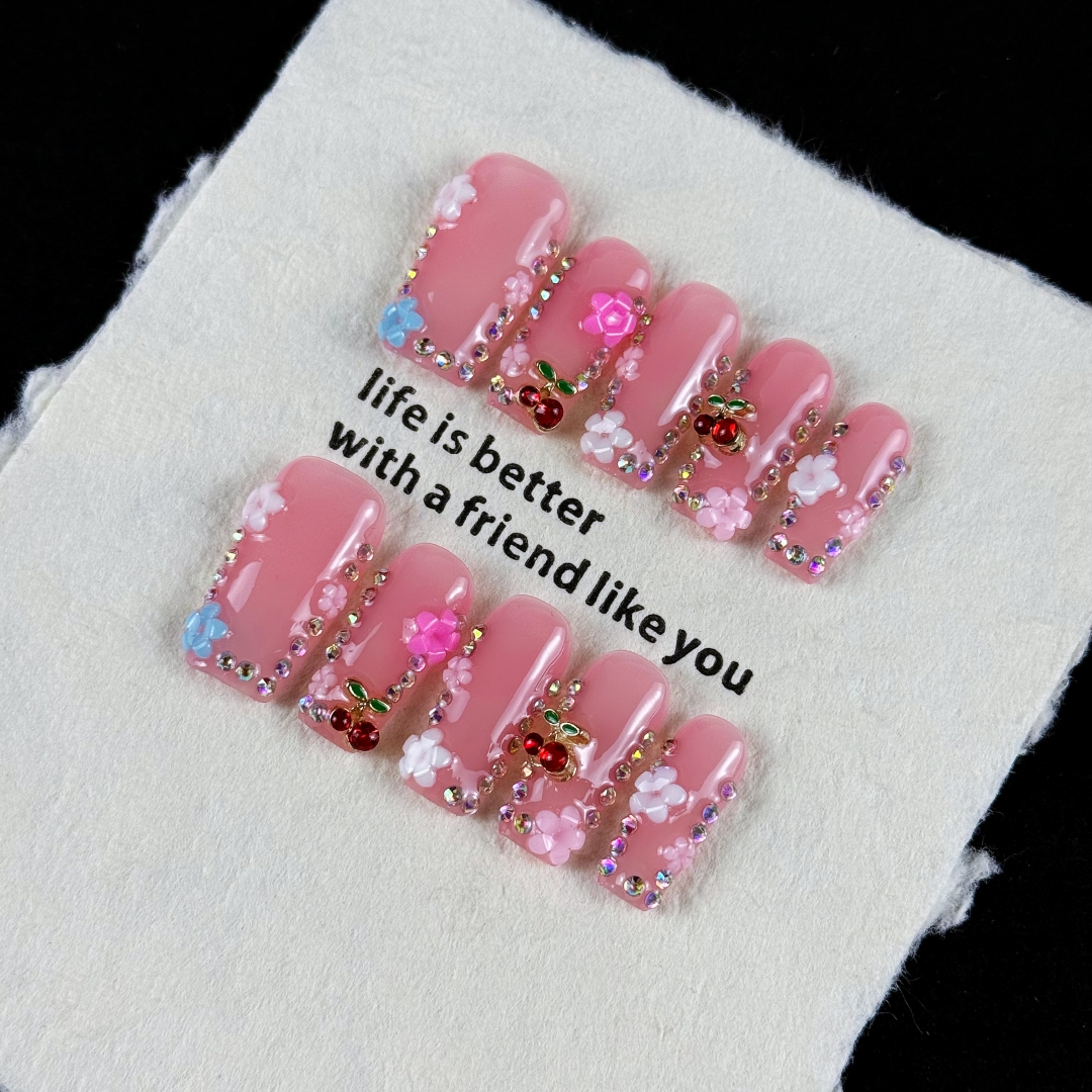 10pcs high-end Sweet girl styl - Resin Art Glitter recension och pris