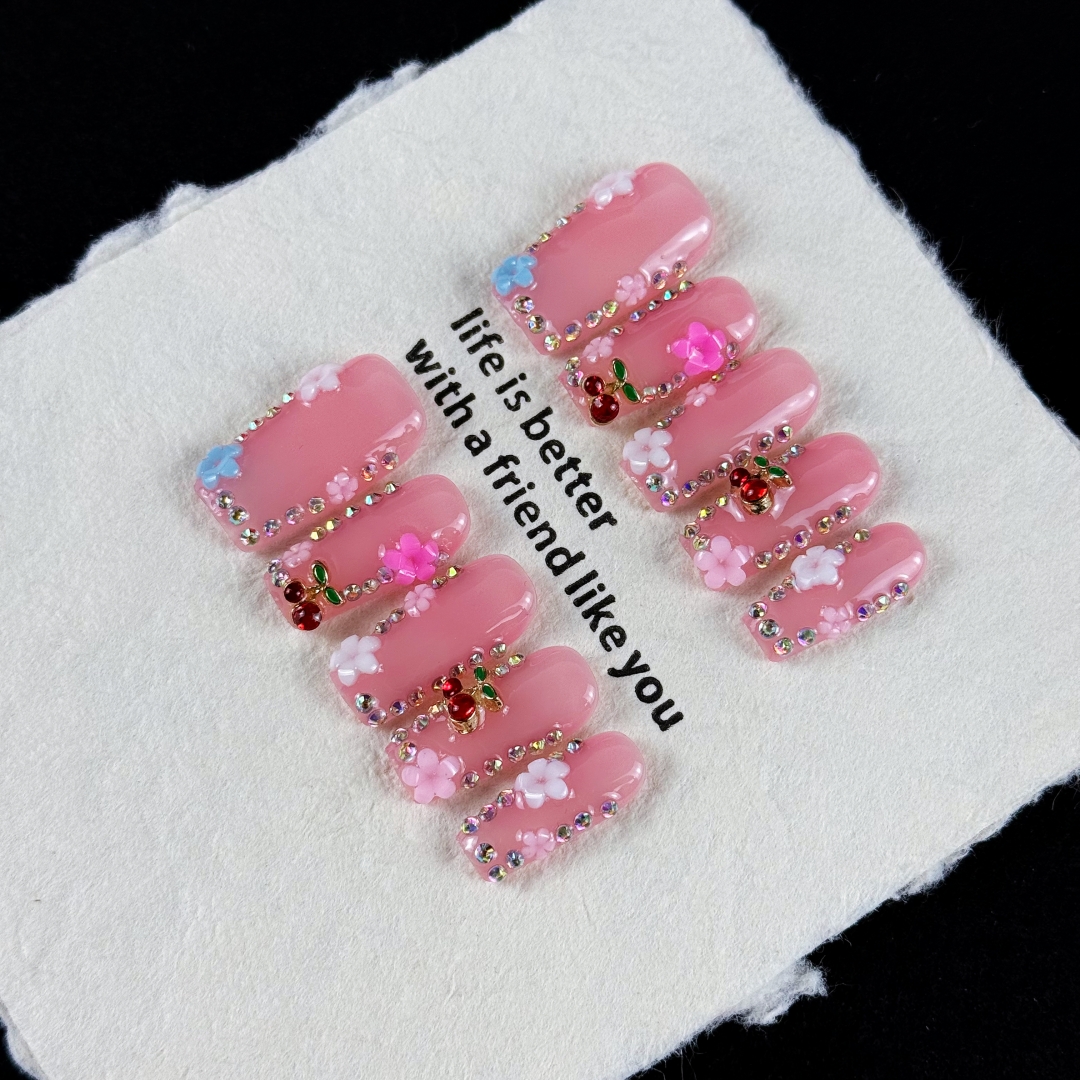 10pcs high-end Sweet girl styl - Resin Art Glitter recension och pris