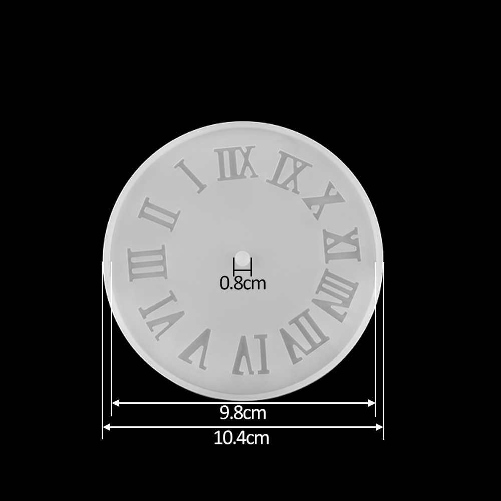 Clock Resin Molds Arabic Roman - Resin Art Clock recension och pris