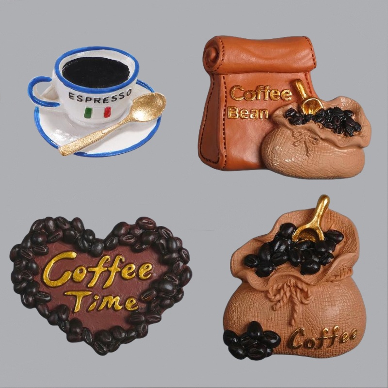 Unique Coffee Bean Magnets for - Resin Art Kitchen recension och pris