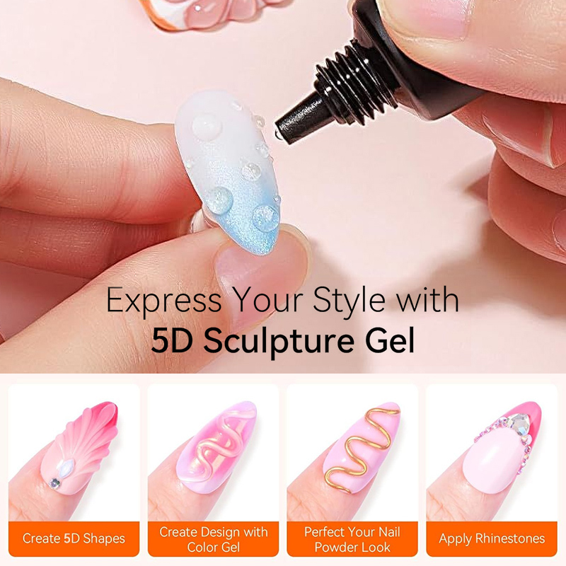 BORN PRETTY 2PCS 5D Sculpting  - Resin Art Use recension och pris