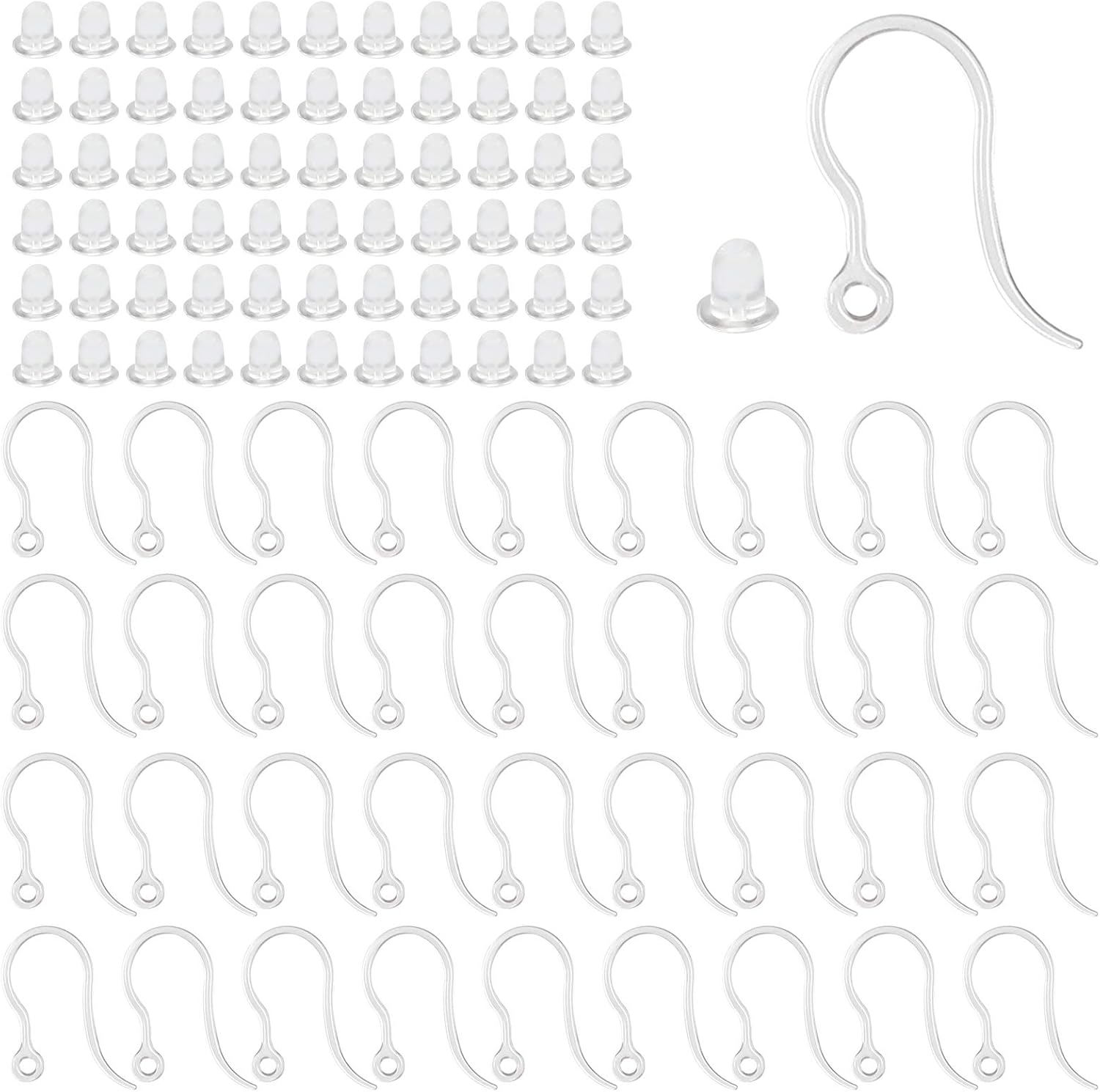 40pcs Clear Plastic Earring Ho - Resin Art Notes recension och pris
