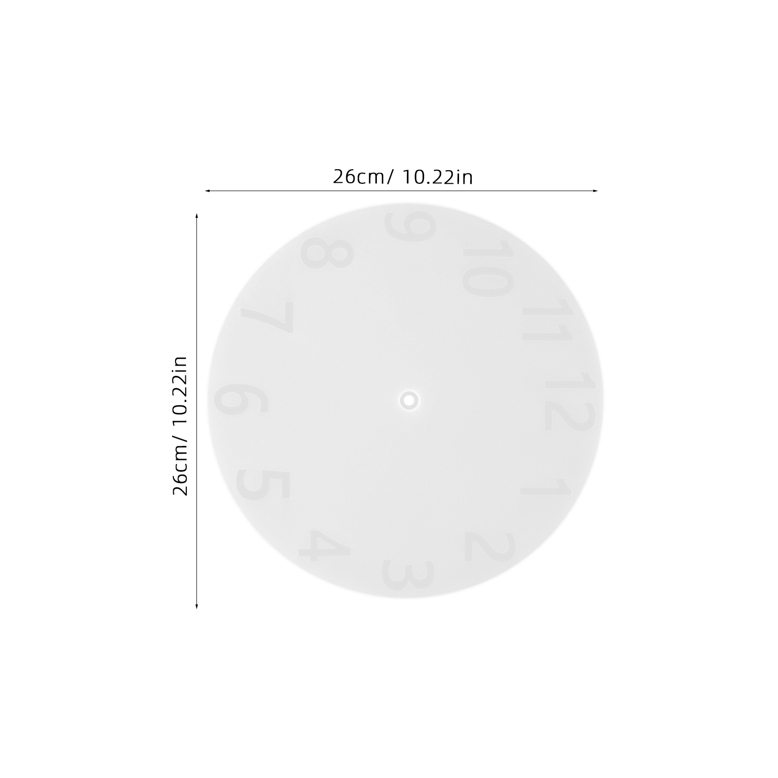1 set 1 Set Diy Silicone Clock - Resin Art Clock recension och pris