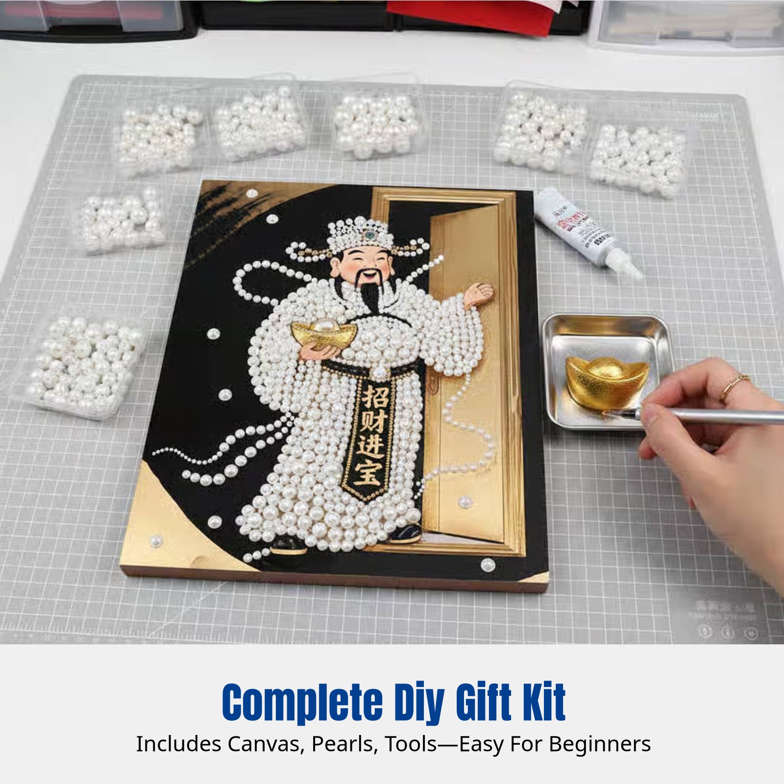 Festive Bead Painting, DIY Han - Resin Art Wedding Gift recension och pris