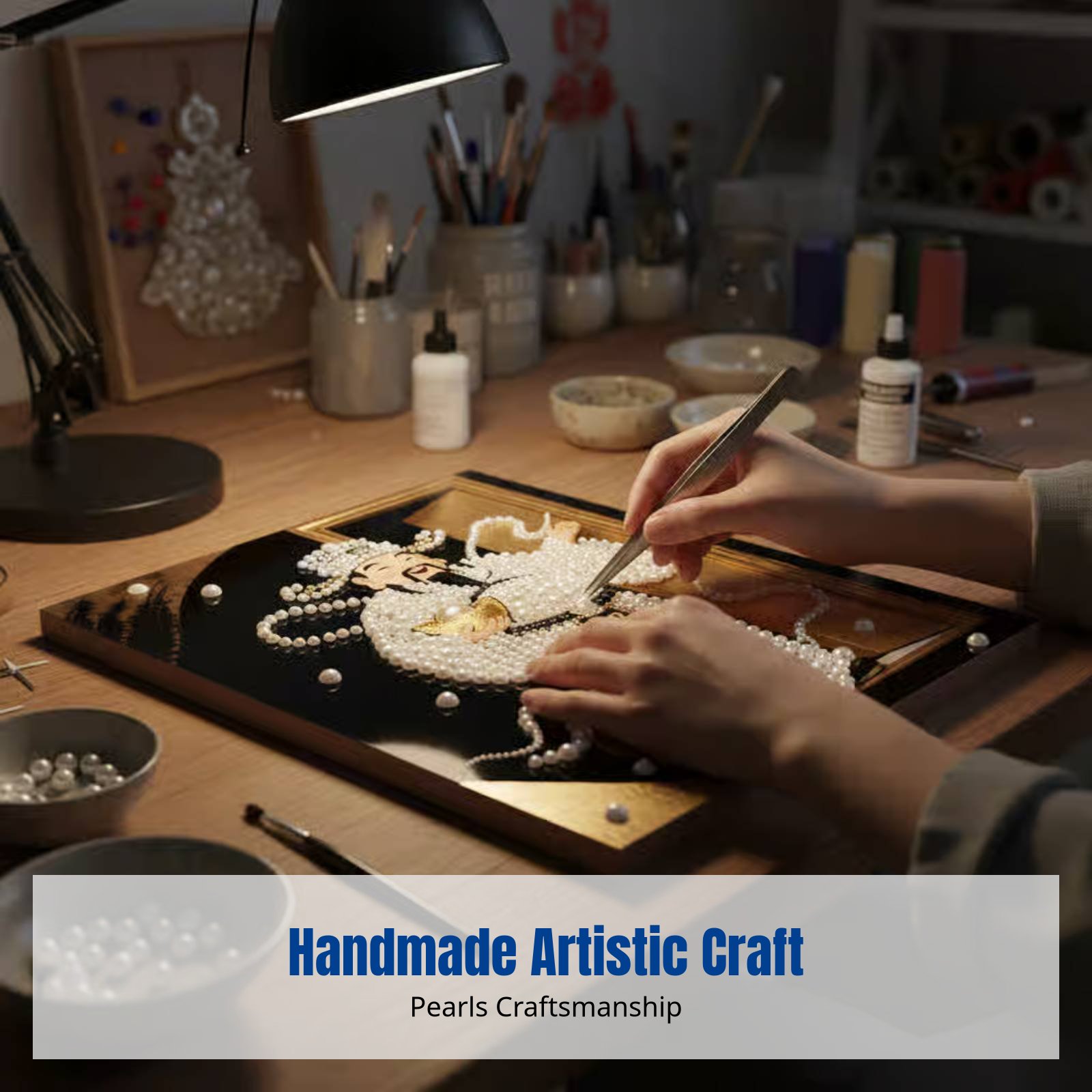 Festive Bead Painting, DIY Han - Resin Art Wedding Gift recension och pris