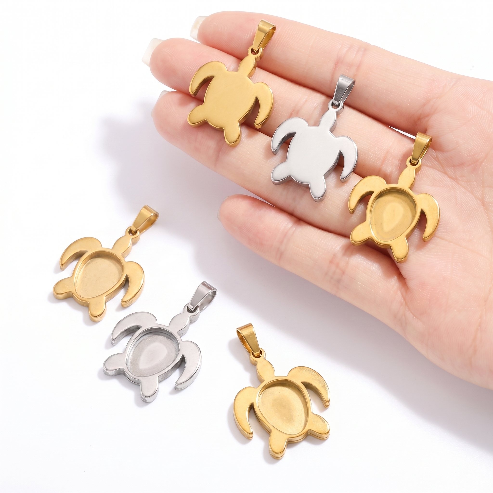 5pcs Stainless Steel Turtle Pe - Resin Art Notes recension och pris