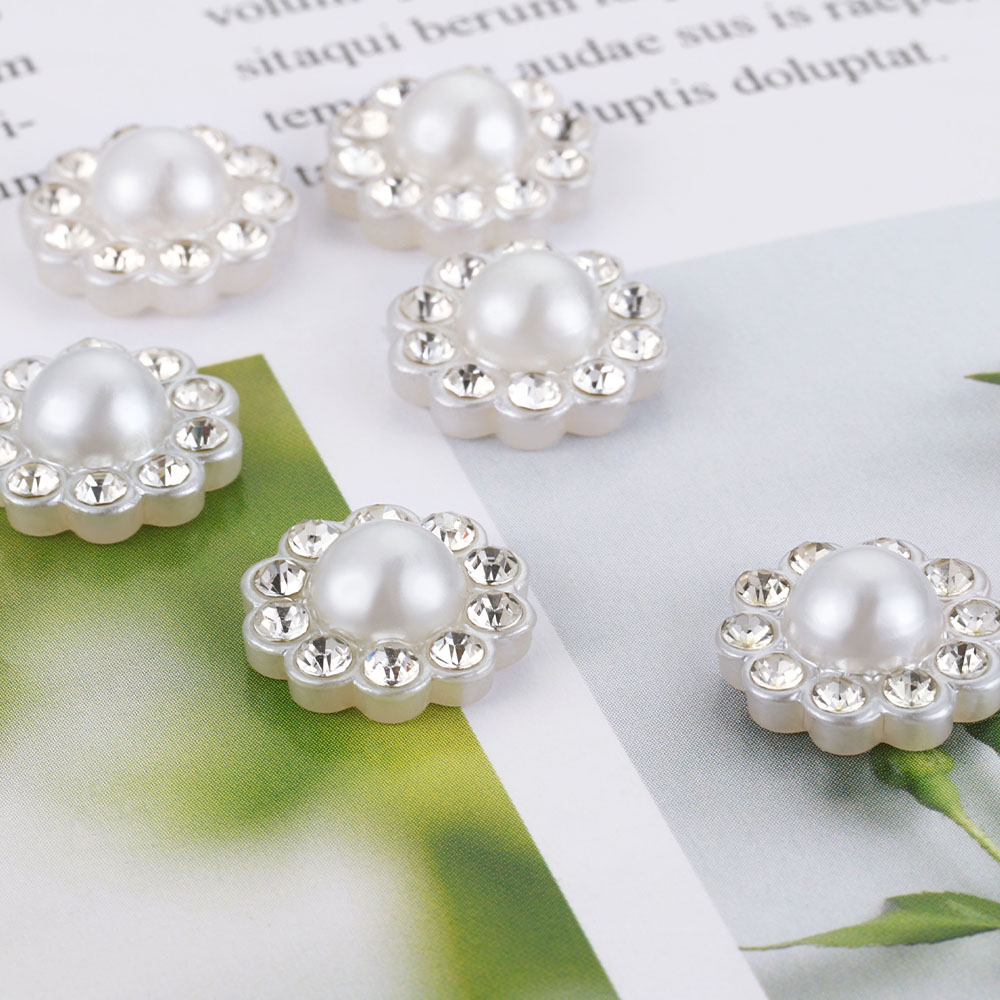50pcs White Flat Imitation Pea - Resin Art Notes recension och pris
