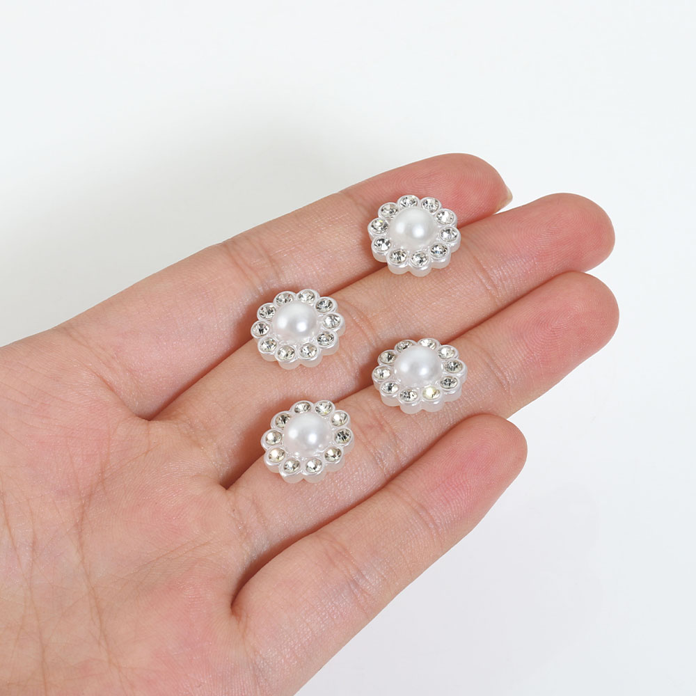 50pcs White Flat Imitation Pea - Resin Art Notes recension och pris