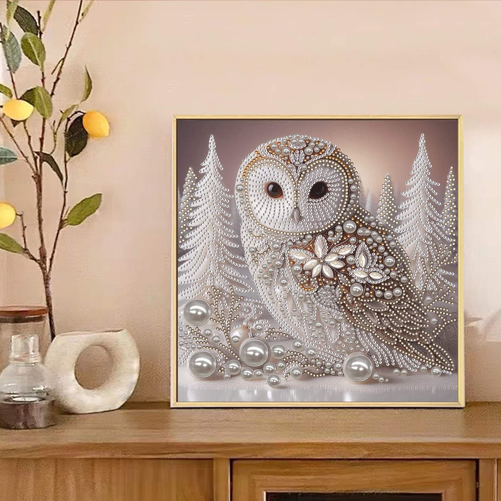 Owl Special Shaped 5D DIY Part - Resin Art Wall recension och pris
