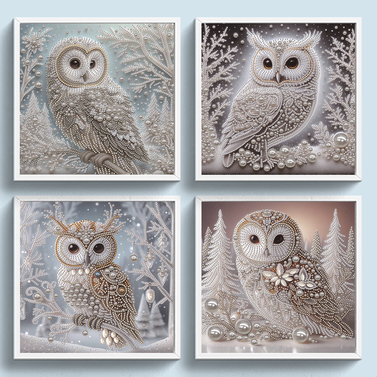Owl Special Shaped 5D DIY Part - Resin Art Wall recension och pris