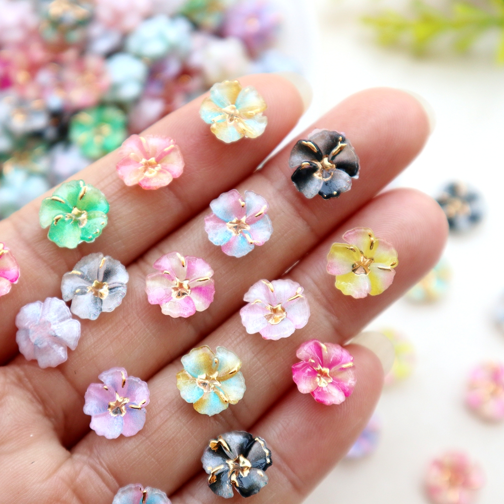30pcs Mini Resin Flower Caboch - Resin Art And Jewelry recension och pris