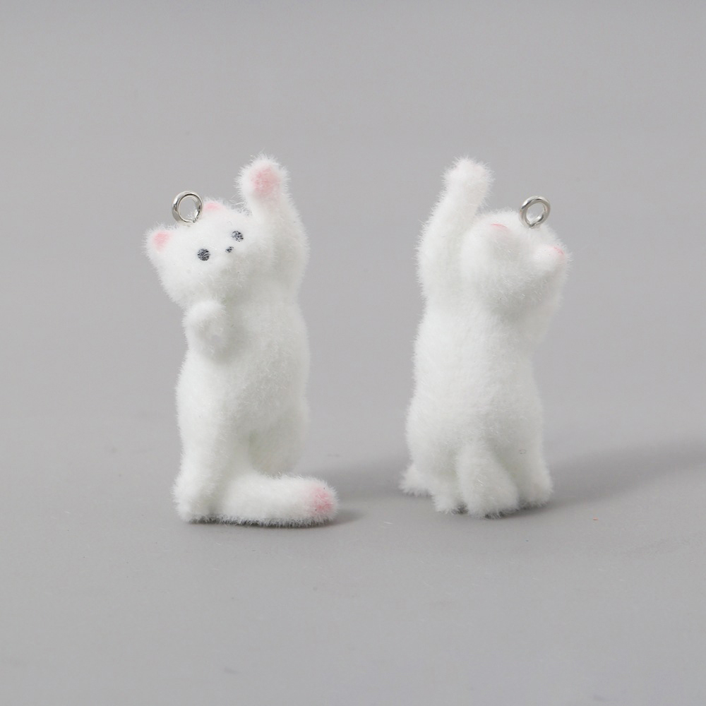 2pcs Flocking Little Cat Resin - Resin Art Notes recension och pris