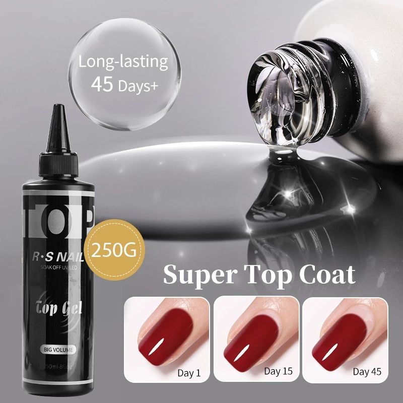 RS NAIL 250ML Super Top Coat B - Resin Art Use recension och pris