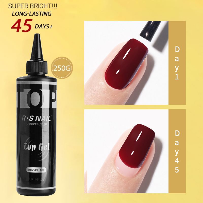 RS NAIL 250ML Super Top Coat B - Resin Art Use recension och pris
