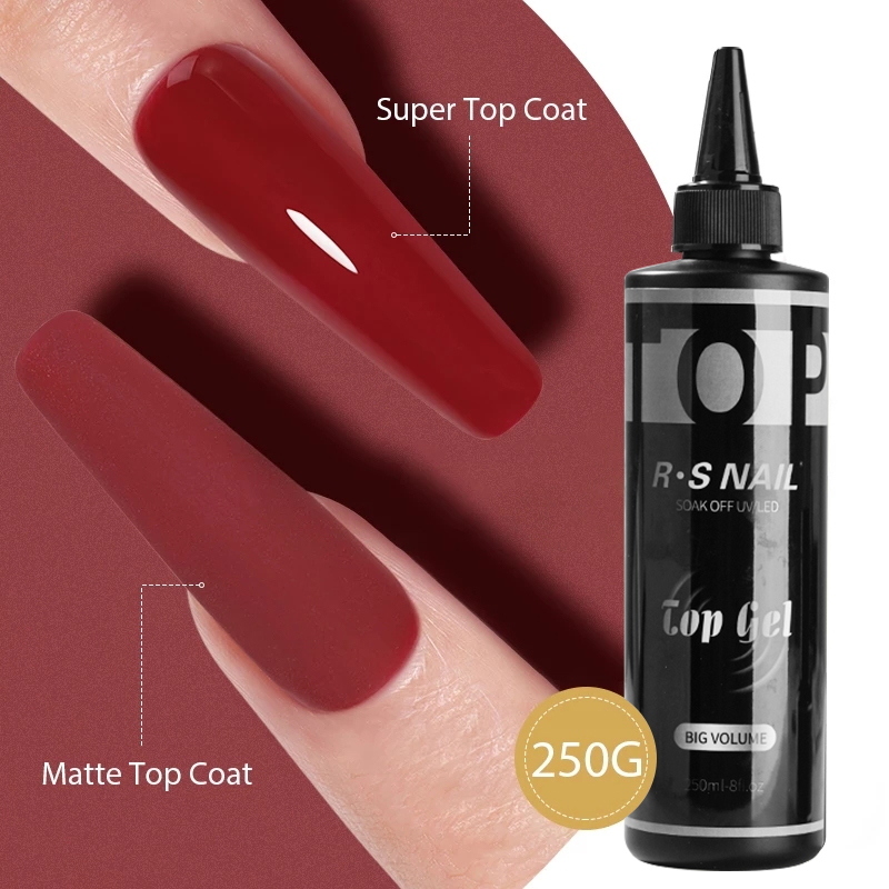 RS NAIL 250ML Super Top Coat B - Resin Art Use recension och pris