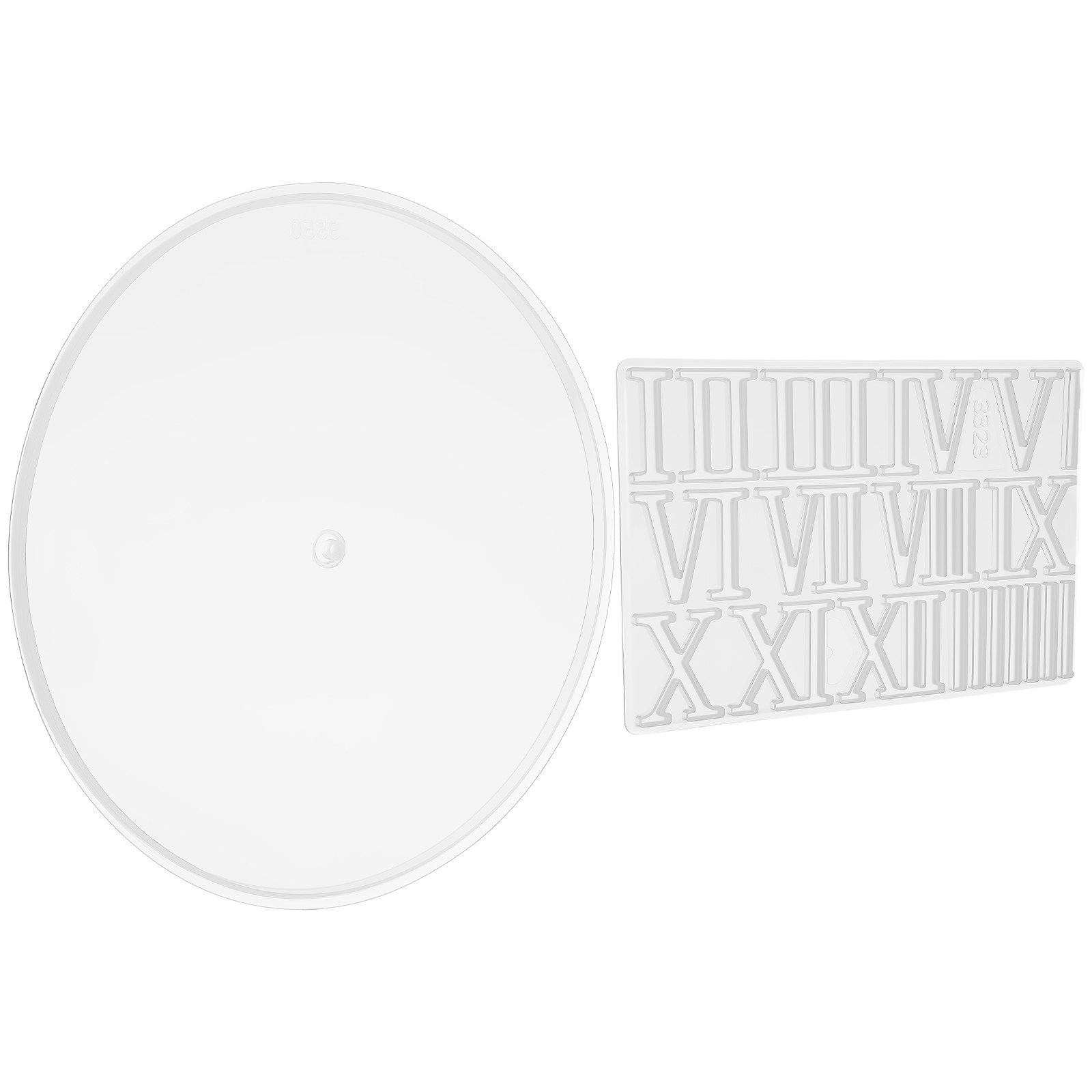 1Set Round Silicone Clock Dial - Resin Art Clock recension och pris