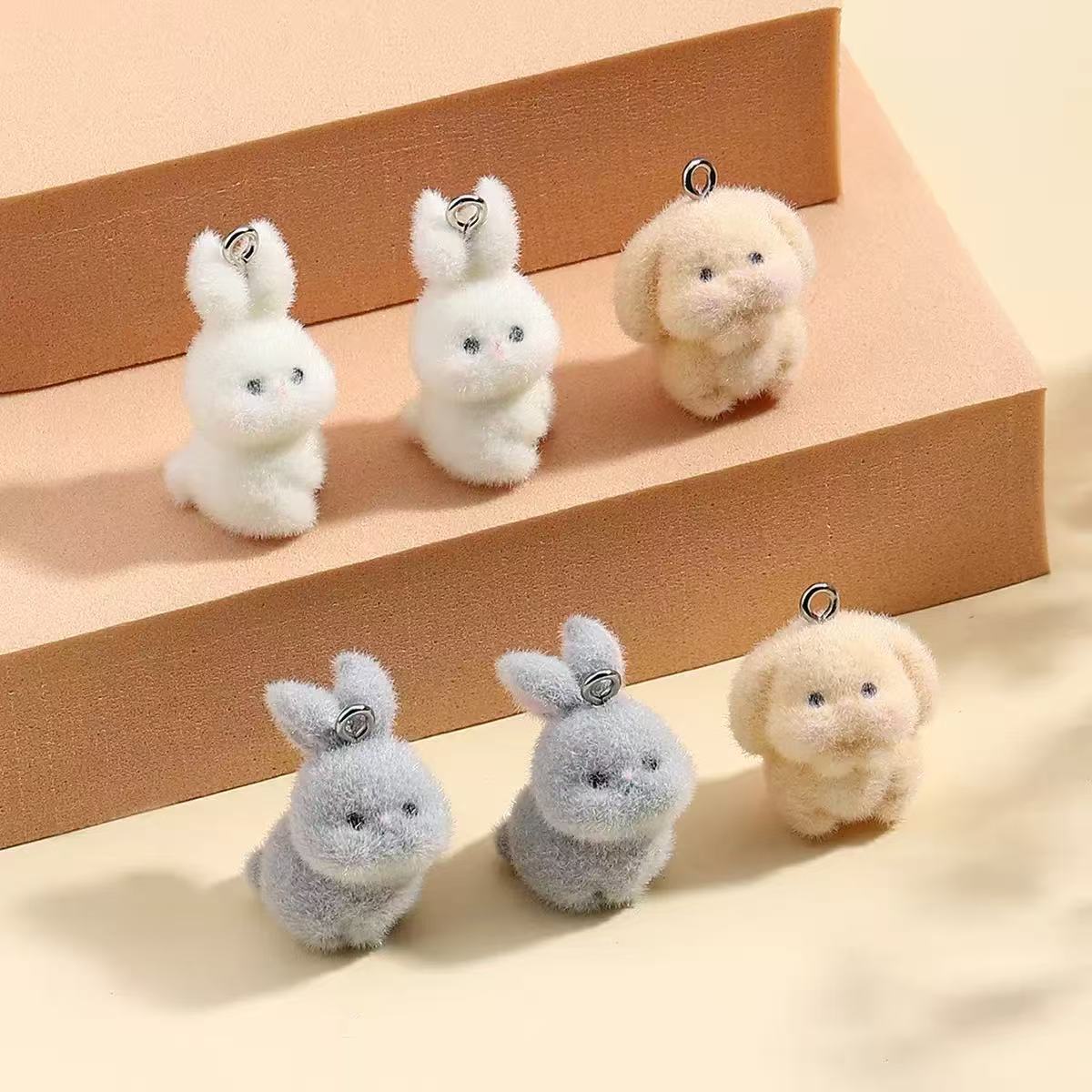 10pcs Flocking Little Rabbit R - Resin Art Notes recension och pris