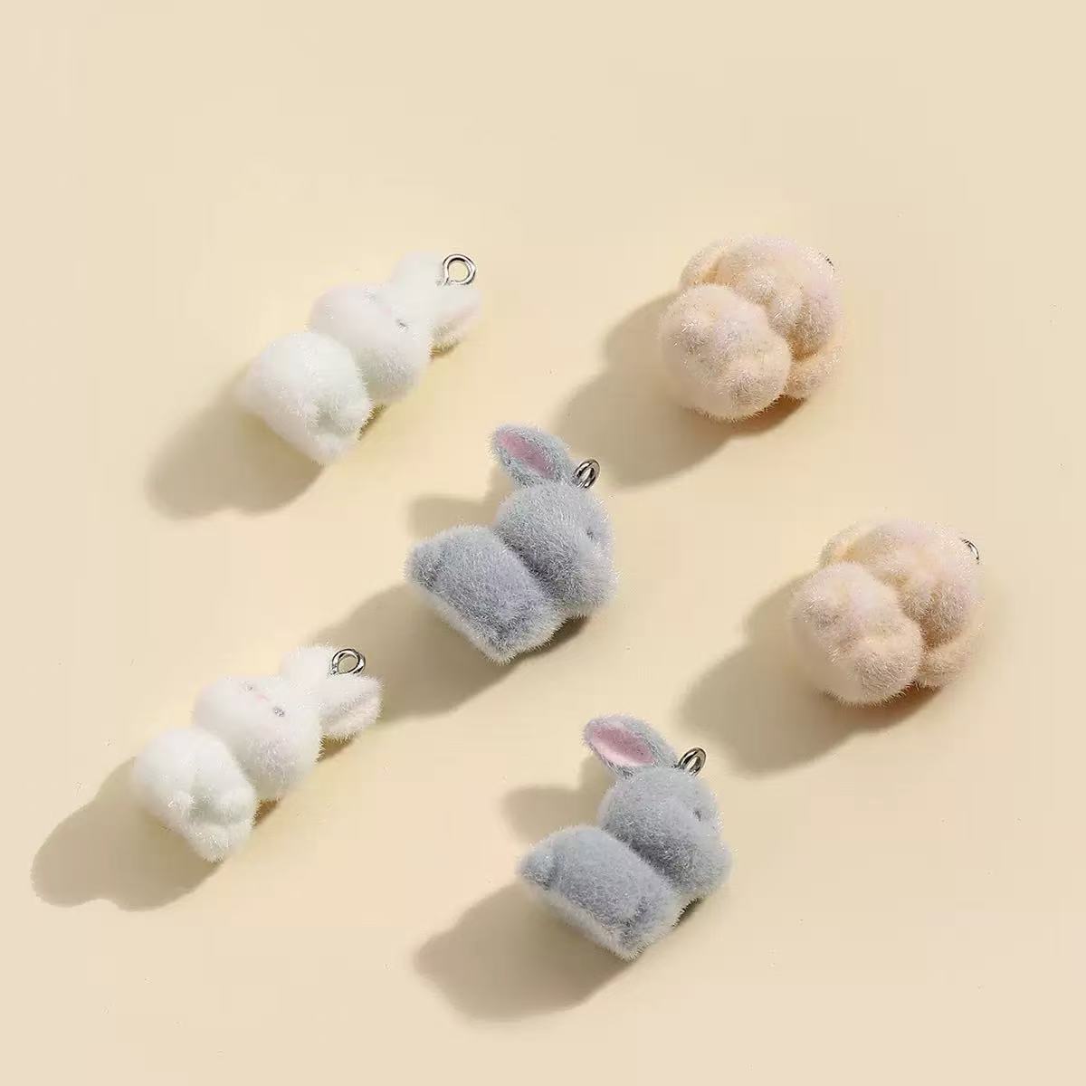 10pcs Flocking Little Rabbit R - Resin Art Notes recension och pris