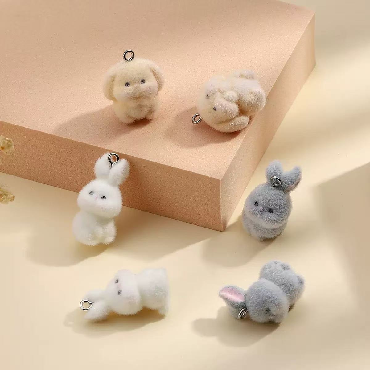 10pcs Flocking Little Rabbit R - Resin Art Notes recension och pris