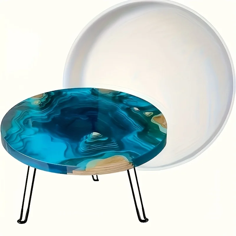 DIY Resin Round Table Silicone - Resin Art And Jewelry recension och pris