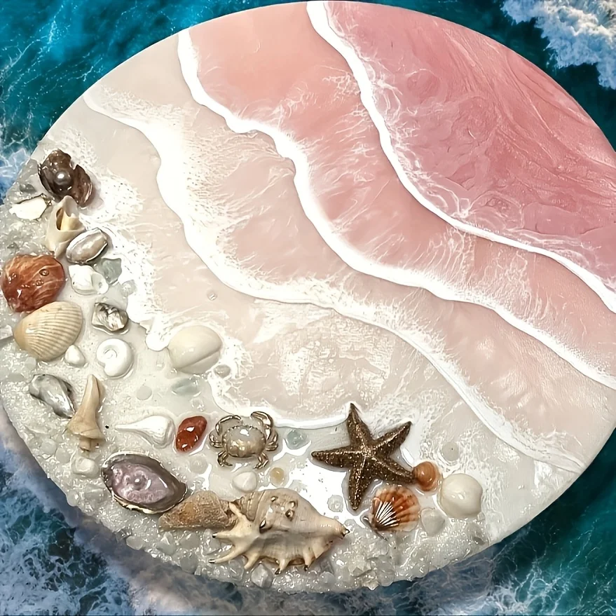 DIY Resin Round Table Silicone - Resin Art And Jewelry recension och pris