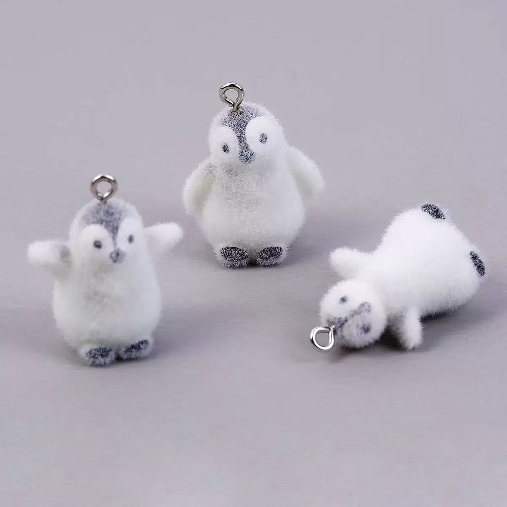 5pcs Flocking Small Penguin Re - Resin Art Notes recension och pris